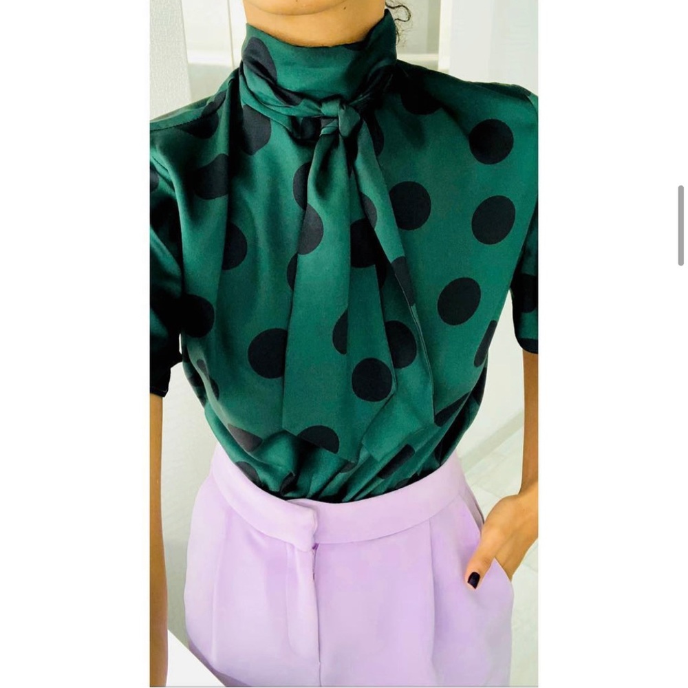 Polka Dot Blouse
